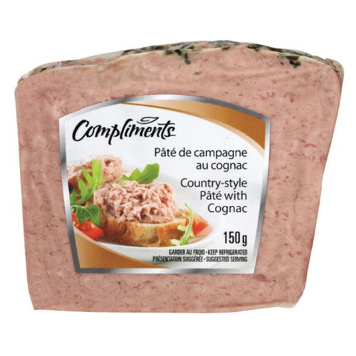 Compliments Cognac Pate Country Style 150 g