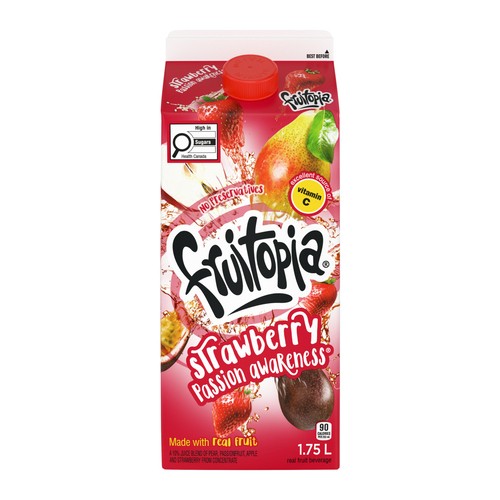Fruitopia Juice Strawberry Passion Awareness 1.75 L