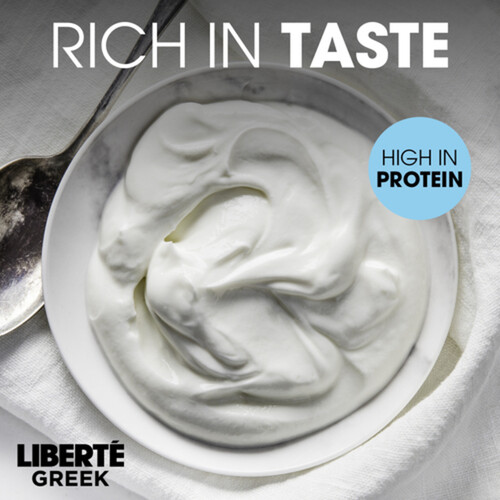 Liberté Greek 5% Extra Creamy Yogurt Plain High Protein 650 g