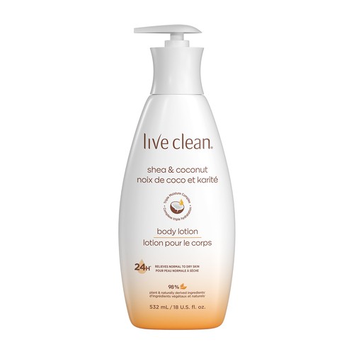 Live Clean Body Lotion Shea & Coconut 532 ml