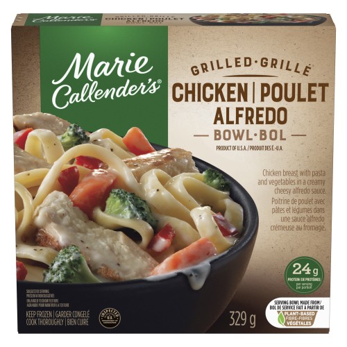 Marie Callender's Frozen Meal Bowl Grilled Chicken Alfredo 329 g