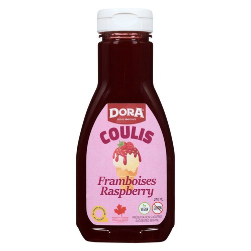 Dora Coulis Sauce Raspberry 240 ml