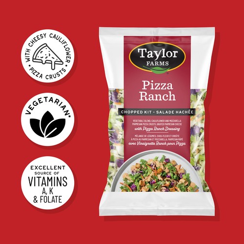 Taylor Farms Salad Kit Pizza Ranch 292 g