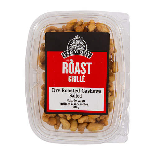 Farm Boy Nuts Dry Roasted Cashews Salted 300 g