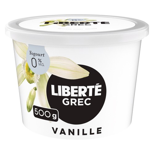 Liberté Greek 0% Yogurt Vanilla 500 g