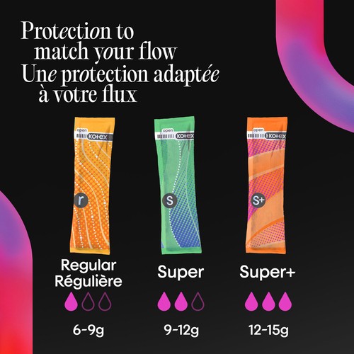 U by Kotex Click Compact Tampons Regular Absorbency Unscented 16 Count