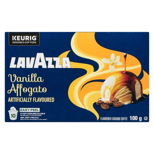 Lavazza Coffee Pods Vanilla Affogato 10 K-Cups 100 g