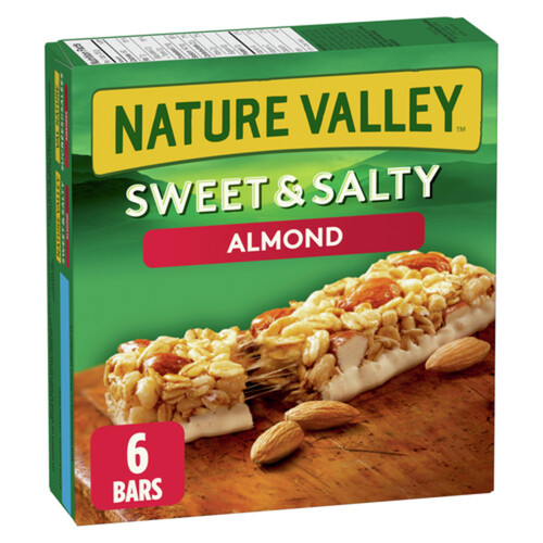 Nature Valley Granola Bars Sweet and Salty Nut Almond 6 bars x 35 g 210 g