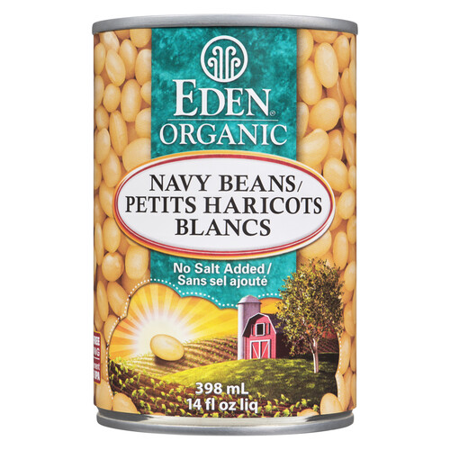 Eden Organic Gluten-Free Navy Beans No Salt Added 398 ml