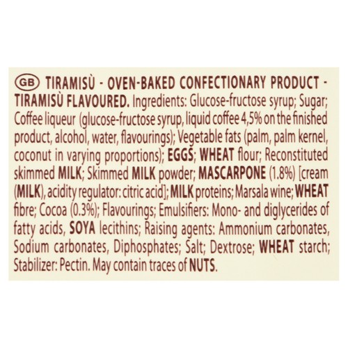 Balconi Tiramisu Wet Sponge Cake Coffee 400 g