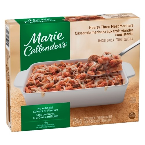Marie Callender's Frozen Entrée Hearty Three Meat Marinara 794 g