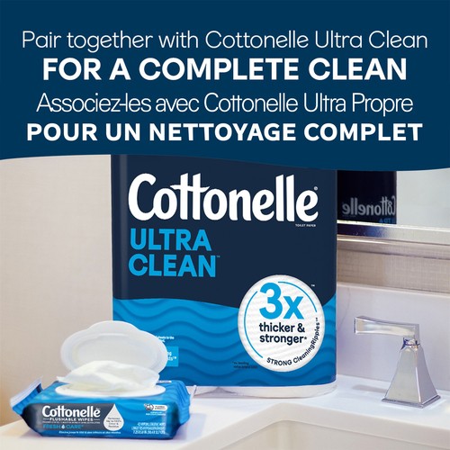 Cottonelle Fresh Care Flushable Wet Wipes 2 Packs x 42 Wipes 