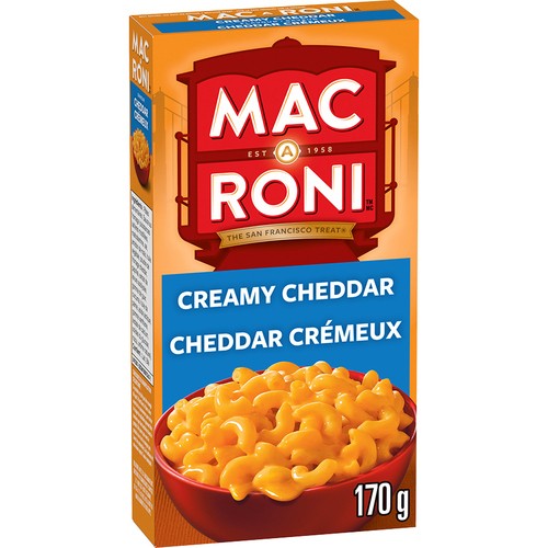 Mac-A-Roni Pasta With Sauce Creamy Cheddar Flavour 170 g