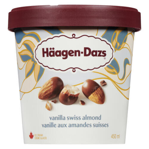 Haagen-Dazs Ice Cream Vanilla Swiss Almond 450 ml