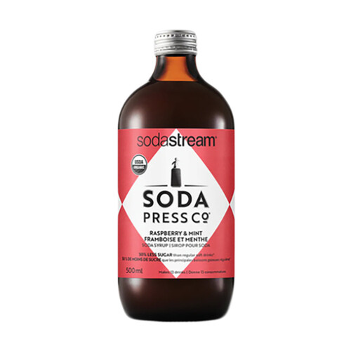 SodaStream Soda Press Soda Syrup Raspberry And Mint 500 ml (bottle)