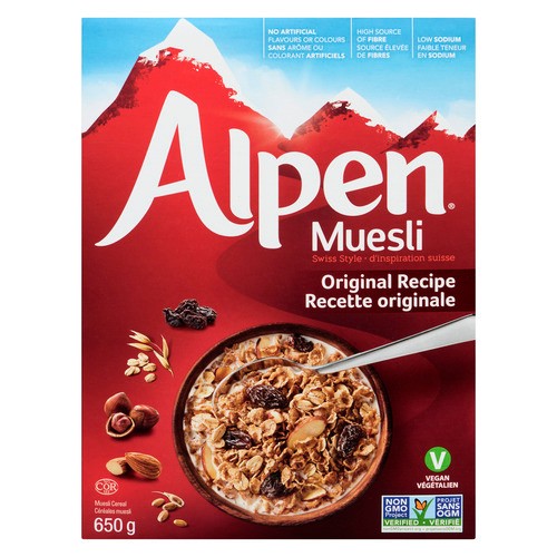 Alpen Muesli Cereal Swiss Style Original 650 g