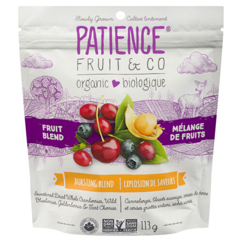 Patience Fruit & Co Organic Whole And Soft Fruit Mix Dried 113 g