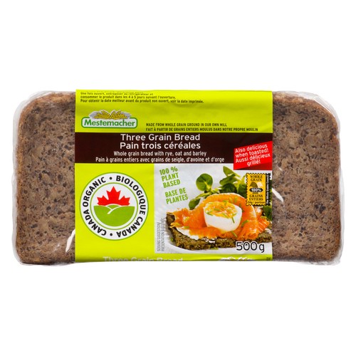 Mestemacher Three Grain Organic Bread 500 g