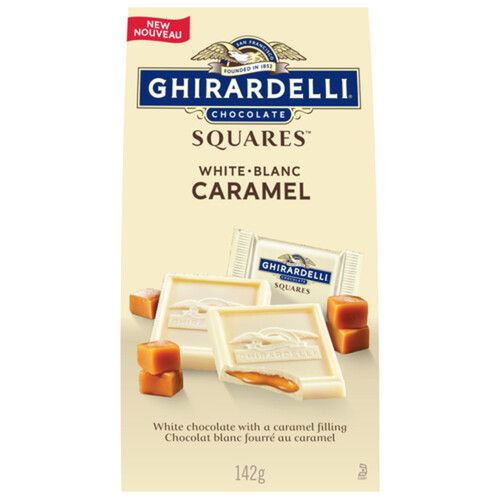 Ghirardelli White Chocolate Squares Caramel Bag 142 g