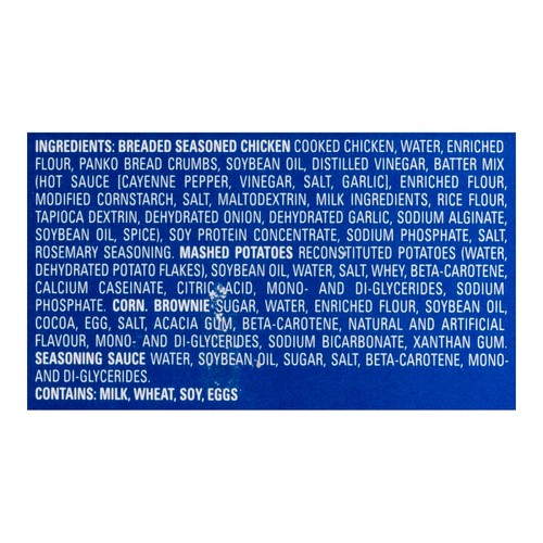 Hungry Man Frozen Entrée Buffalo Style Chicken 428 g