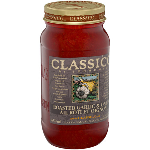 Classico Di Sorrento Pasta Sauce Roasted Garlic & Onion 650 ml