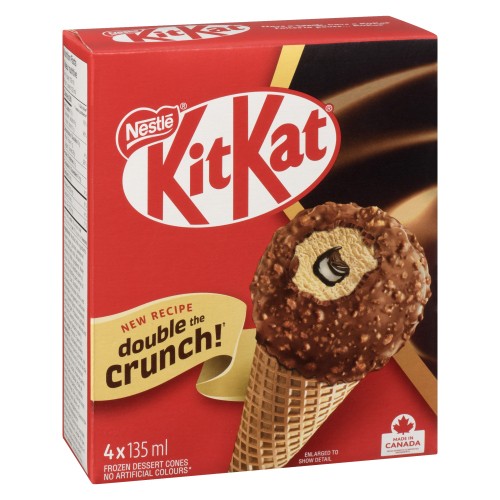 Kit Kat Cones Frozen Dessert 4 x 135 ml