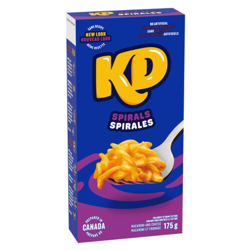 Kraft Dinner Macaroni & Cheese Spirals 175 g