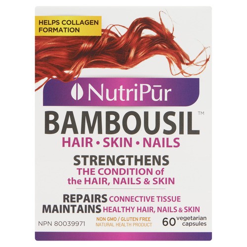 Nutripur Gluten-Free Bambousil Vegetarian Capsules 60 Count