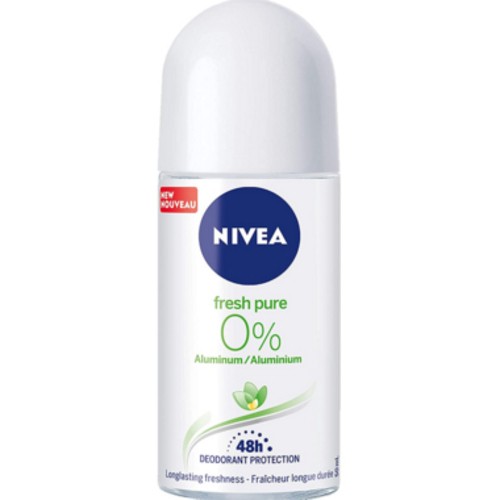 Nivea Fresh Pure 0% Aluminum Deodorant Roll On 50 g