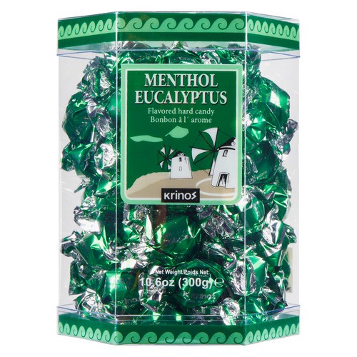 Krinos Plastic Pack Menthol Candy 300 g