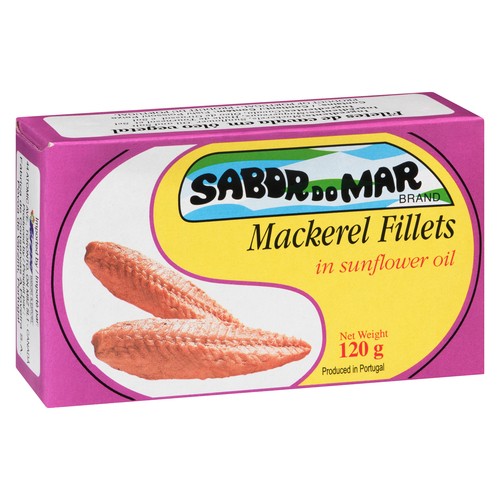 Sabor Do Mar Mackerel Fillets In Vegetable Oil 120 g