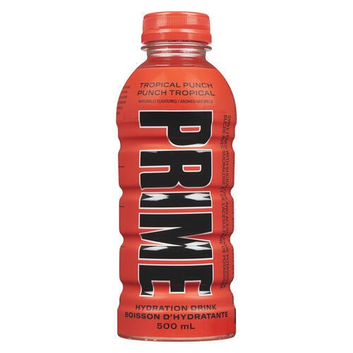 Prime Hydration Sports Drink Tropical Punch 500 ml (bottle)