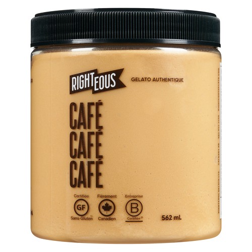Righteous Gluten-Free Gelato Coffee Coffee Coffee 562 ml