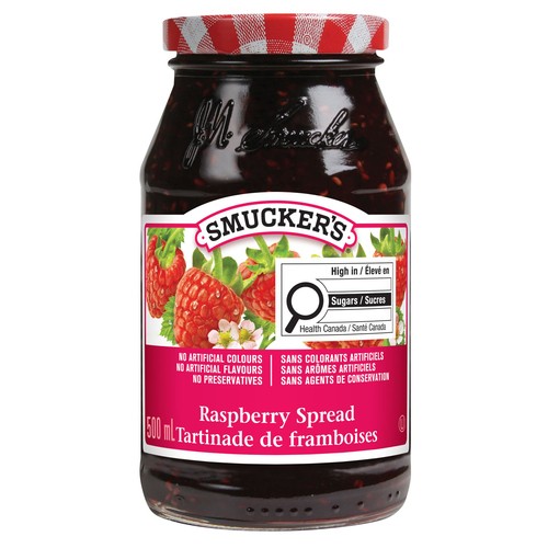 Smucker's Jam Raspberry 500 ml