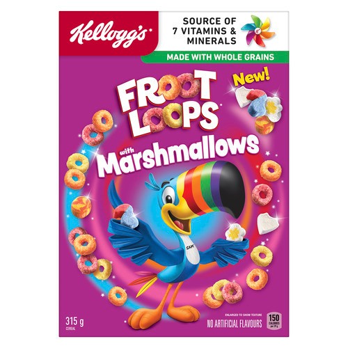 Kellogg's Froot Loops Cereal With Marshmallows 315 g