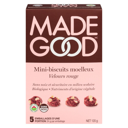 Made Good Soft Baked Mini Cookies Red Velvet 120 g