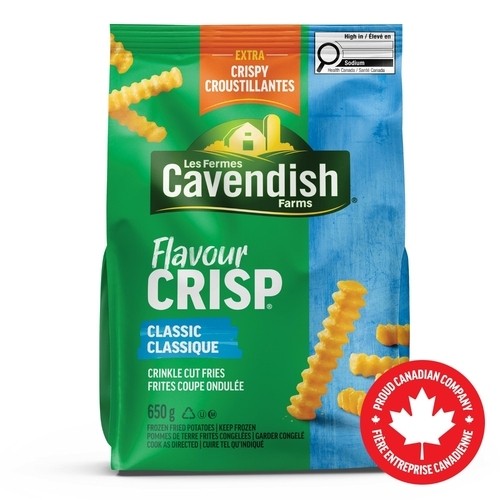 Cavendish Farms Quick Crisp Frozen Crinkle Chips 540 g