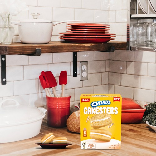 Oreo Cakesters Soft Snack Cakes Golden 5 x 57 g