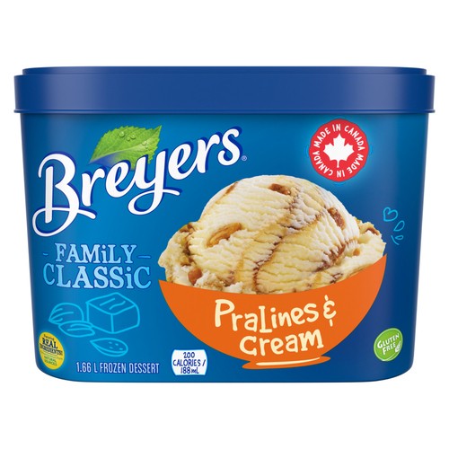 Breyers Ice Cream Pralines & Cream 1.66 L