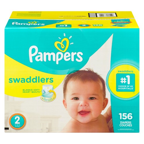 Pampers Swaddlers Diapers Size 2 156 Count