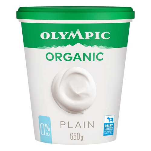 Olympic Organic 0% Yogurt Plain 650 g