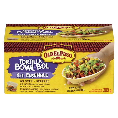 Old El Paso Tortilla Bowl Kit 309 g