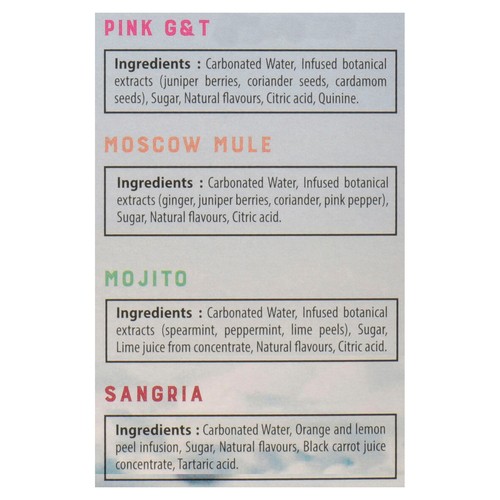 Clever Premium Mocktails Mix Pack 8 x 355 ml (cans)