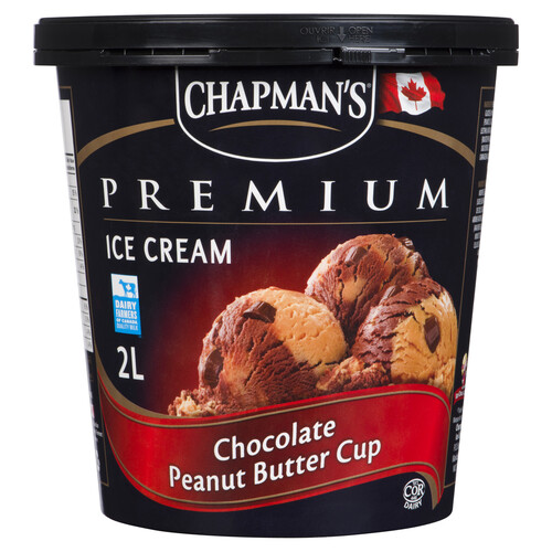 Chapman's Premium Ice Cream Chocolate Peanut Butter Cup 2 L