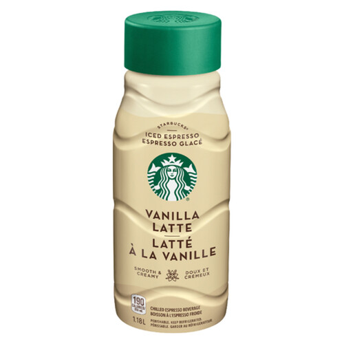 Starbucks Iced Espresso Latte Vanilla 1.18 L (bottle)