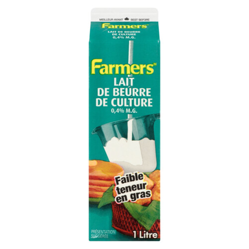 Farmers 0.4 Cultured Buttermilk 1 L Voilà Online Groceries & Offers