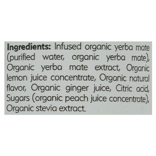 Mateìna Organic Infusion Energy Drink Peach Passion 355 ml (can)