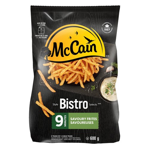 McCain Frozen Bistro Selects 9 Minute Fries Savoury 600 g