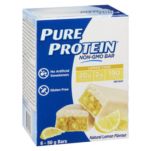 Pure Protein Gluten-Free Bar Non GMO Lemon 50 g