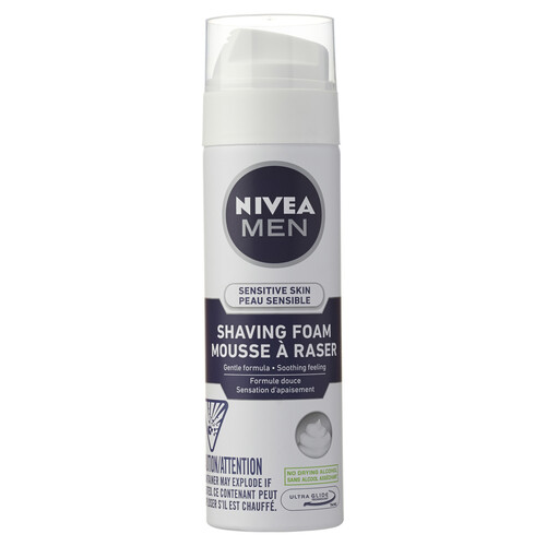 Nivea Men's Shaving Foam For Sensitive Skin 200 ml